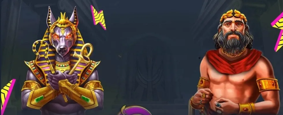 Voltslot Casino welkomstbonus banner met 100% match en gratis spins aanbieding